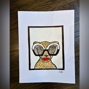 Watercolor and ink art print 8.5x11in signed and numbered